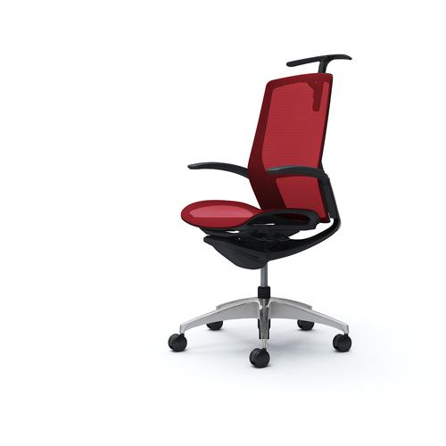 ■OKAMURA フィノラチェア ハイバック 座メッシュ 〔品番:C746BRF1E9〕【5139318:0】[送料別途見積り][法人・事業所限定][外直送][店頭受取不可]