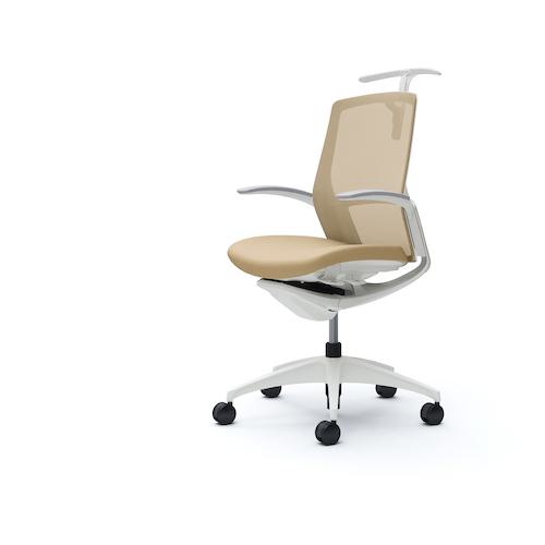 ■OKAMURA フィノラチェア ミドルバック 座クッション 〔品番:C744WWF1G7〕【5142354:0】[送料別途見積り][法人・事業所限定][外直送][店頭受取不可]