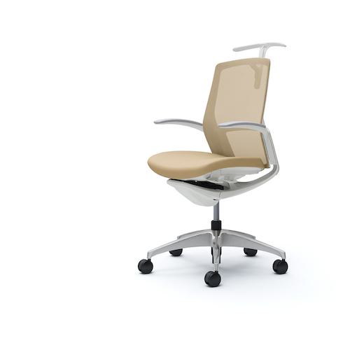 ■OKAMURA フィノラチェア ミドルバック 座クッション 〔品番:C744CWF1G7〕【5142395:0】[送料別途見積り][法人・事業所限定][外直送][店頭受取不可]