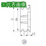 ■EVN ブッシングプーリー SPZ 150mm 溝数6〔品番:SPZ1506〕【5145503:0】[送料別途見積り][掲外取寄][店頭受取不可]