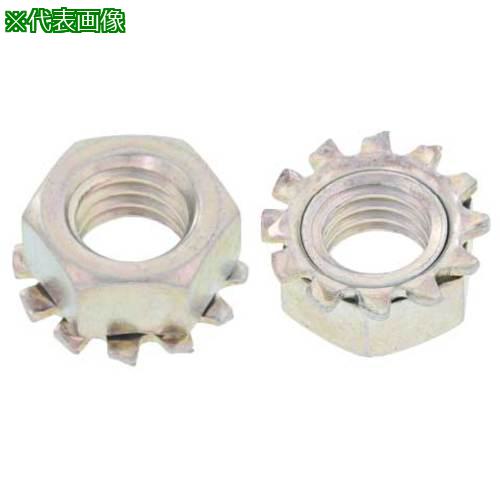 ■SUNCO 三価ホワイト 歯付き座金ナット M3 (110本入り)〔品番:N00007100030000003110P〕【5152434:0】[送料別途見積り][掲外取寄][店頭受取不可]