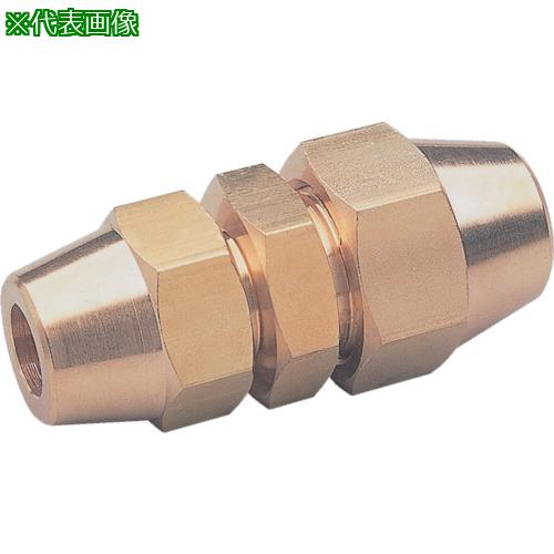 ■ASOH 異径両口フレアージョイント Φ6.35×Φ8〔品番:FE0208〕【5154707:0】[送料別途見積り][掲外取寄][..