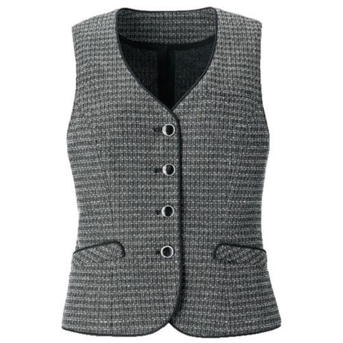 ■GROW ブークレーニットベスト黒系09〔品番:GVEL1656B509〕【5206694:0】[送料別途見積り][掲外取寄][店頭受取不可]