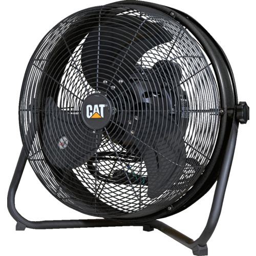 ■CAT 工場扇 45cm(壁・床タイプ)羽根軸180°半転機能付 ブラック〔品番:EEMF18S180BK〕【5217419:0】[店頭受取不可]