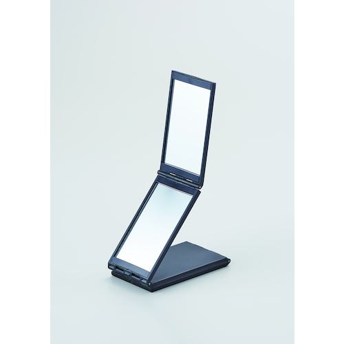 ■アイメディア 4面どこでもミラー ブラック A-02〔品番:1009718〕【5220339:0】[店頭受取不可]