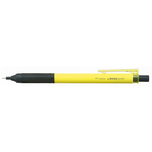 ■Tombow シャープペンシル モノグラフライト0.5 パック ネオンイエロー《5本入》〔品番:DPA122D〕【522..