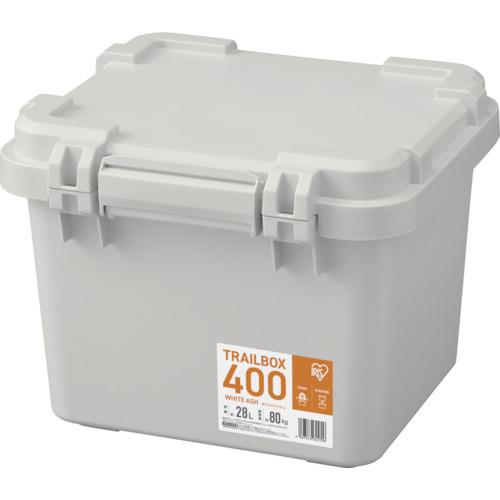 ■IRIS 296411 TRAILBOX 400 ホワイトアッシュ〔品番:TRB400WA〕【5232773:0】[店頭受取不可]