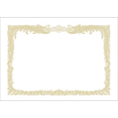 ■ササガワ OA賞状用紙 白 A3判縦書用〔品番:101180〕【5240893:0】[店頭受取不可]