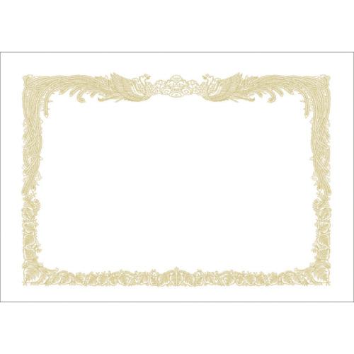 ■ササガワ 賞状用紙 OA賞状用紙 白 B4判縦書用〔品番:101170〕【5242496:0】[店頭受取不可]