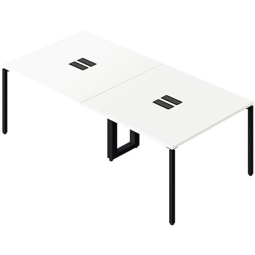 ■NAIKI ビティーミーティングテーブル〔品番:BTMP2412HBH〕【5248552:0】[送料別途見積り][法人・事業所限定][外直送][店頭受取不可]