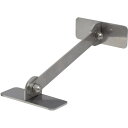 ■ティーエフサービス ステンレス製転倒防止可動式粘着金具 床壁兼用 長方形80×30×100mm 1個入り 強度約50kg〔品番:IYT8030100〕【525...