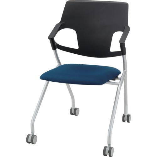 ■NOAH ミーティングチェア CX ブラックシェル ネイビー〔品番:CXBNV〕【5253358:0】[送料別途見積り][..