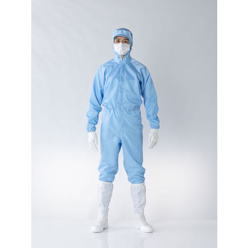 ■TriApex クリーンスーツ FD171C ブルー ビッグサイズ2〔品番:FD171CB2〕【5259074:0】[送料別途見積り..