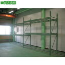 ■双福鋼器 パレットラック 2000kg 2500×2500×1100 ビーム2段 増連 ライトグリーン〔品番:GP22525D112ZG〕【5260201:0...