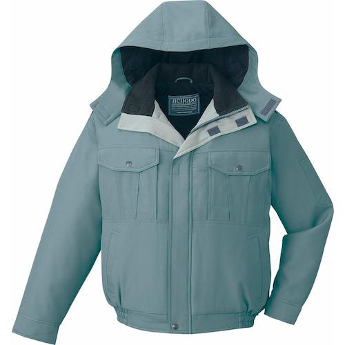 ■自重堂 ブルゾンミストグリ-ン LL〔品番:48140072LL〕【5264785:0】[送料別途見積り][掲外取寄][店頭受取不可]