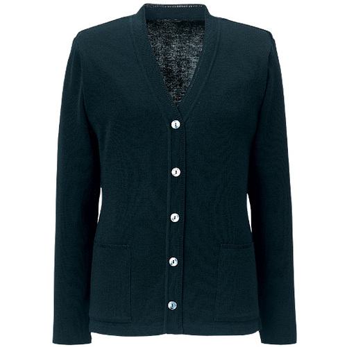 ■GROW コンフォート・ニット(カーディガン 黒)ブラックL〔品番:KN015B9L〕【5266154:0】[送料別途見積り][掲外取寄][店頭受取不可]