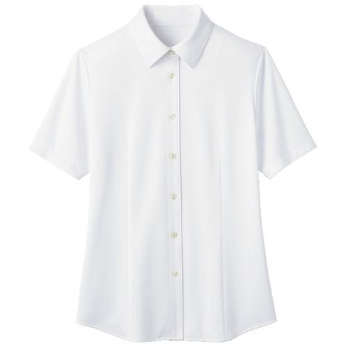 ■GROW コードレーン・ニット半袖ブラウスホワイト17〔品番:GBSL1665A617〕【5267829:0】[送料別途見積り][掲外取寄][店頭受取不可]