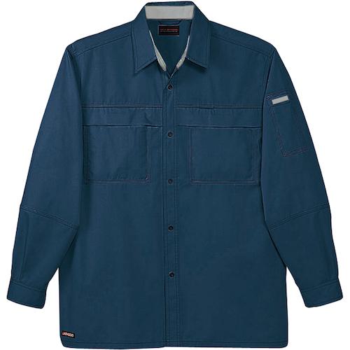 ■自重堂 シャツ ティールブルー 4L〔品番:467040594L〕【5269472:0】[送料別途見積り][掲外取寄][店頭受取不可]