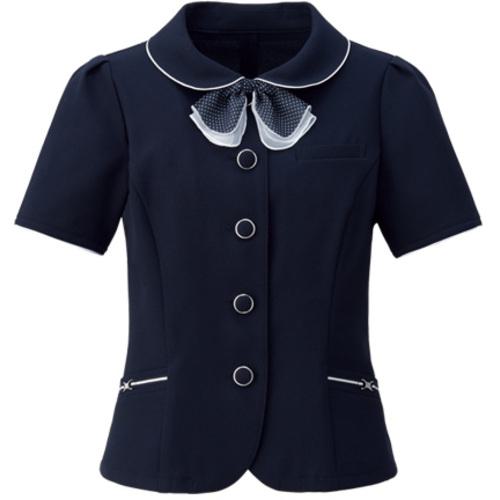 ■GROW ラスティック・ドビーオーバーブラウスネイビー07〔品番:GOBL1613K307〕【5275593:0】[送料別途見積り][掲外取寄][店頭受取不可]