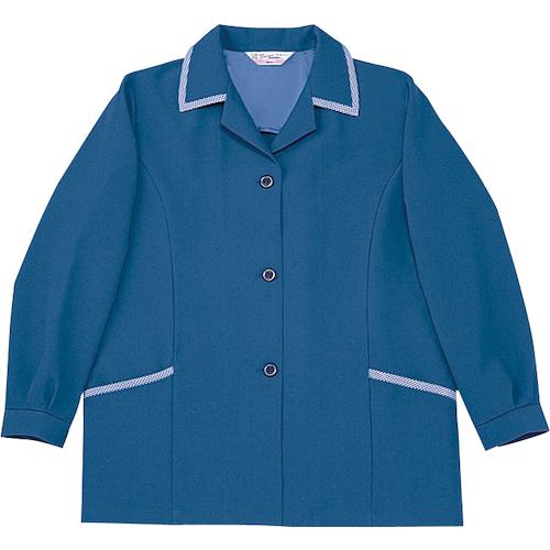 ■自重堂 スモック ブルー 4L〔品番:88000054L〕【5283668:0】[送料別途見積り][掲外取寄][店頭受取不可]