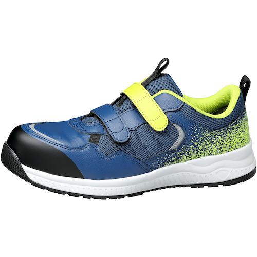 ■ミドリ安全 アクティブセフティ ワークスニーカー AS-05 EEE ネイビー/ライム 28cm〔品番:AS05EEENVLM28〕【5284794:0】[送料別途見積り][掲外取寄][店頭受取不可]