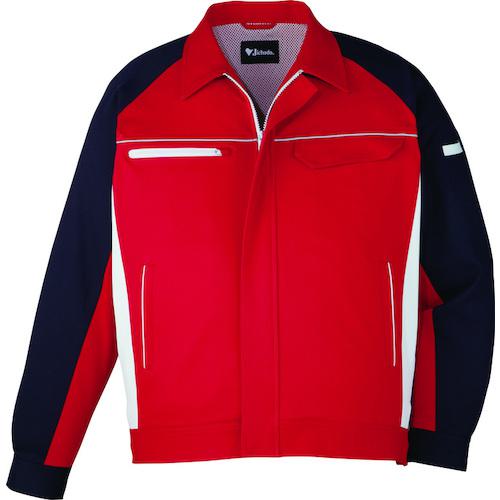 ■自重堂 ブルゾン レッド S〔品番:82800043S〕【5289194:0】[送料別途見積り][掲外取寄][店頭受取不可]