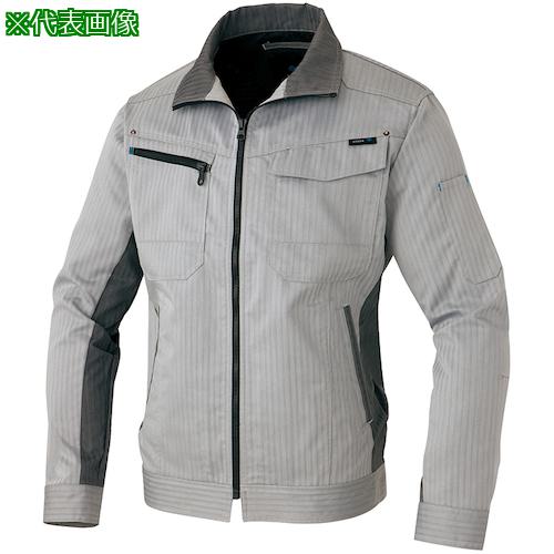 ■アイトス 長袖ブルゾン シルバーグレー 5L〔品番:AZ606010035L〕【5290642:0】[送料別途見積り][掲外取寄][店頭受取不可]