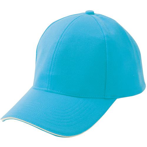 ■アイトス 清涼感キャップ AZ66311-007 サックスブルー フリーサイズ〔品番:AZ66311007〕【5292309:0】..