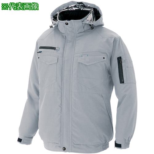 ■アイトス 防寒ブルゾン(男女兼用) 裏地アルミプリント シルバーグレー 6L〔品番:AZ89710036L〕【5293902:0】[送料別途見積り][掲外取寄][店頭受取不可](4)