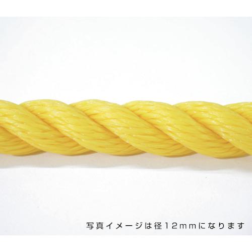 ■グリーンクロス ポリエチレンロープ 黄 3mm 200m巻〔品番:6300040562〕【5300143:0】[送料別途見積り][法人・事業所限定][外直送][店頭受取不可]