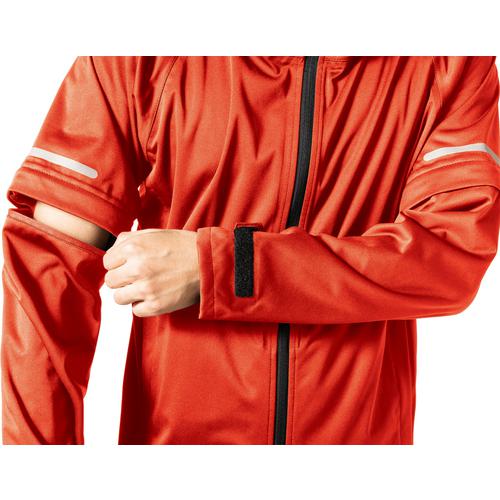 ■Makku エラスティコニットレインジャケット レッドM〔品番:AS83017〕【5325983:0】[送料別途見積り][掲外取寄][店頭受取不可]