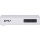 ■BUFFALO 10/100Mbps対応 スイッチングHub 金属筐体/電源内蔵モデル 5ポート ホワイト〔品番:LSW4TX5NSWHD〕【5327133:...