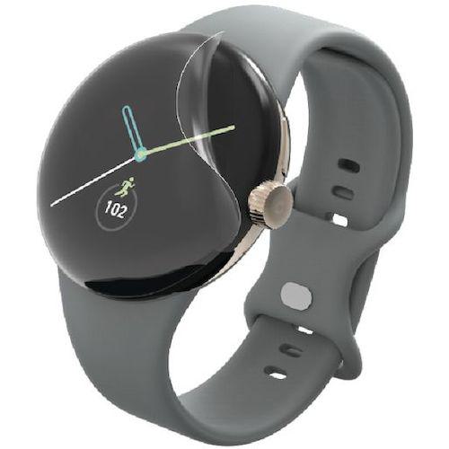 ■エレコム Google Pixel Watch用衝撃吸収フィルム フルラウンド 高透明 2枚入〔品番:SWPI221FLAFPRG〕【5351050:0】[法人・事業所限定][外直送元][店頭受取不可]