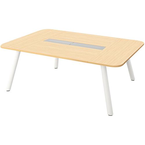 ■NAIKI ベンチテーブル〔品番:MCF2214KWS〕【5352672:0】[送料別途見積り][法人・事業所限定][外直送][店頭受取不可]