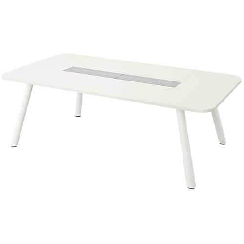 ■NAIKI ベンチテーブル〔品番:MCF2412KWH〕【5354210:0】[送料別途見積り][法人・事業所限定][外直送][店頭受取不可]