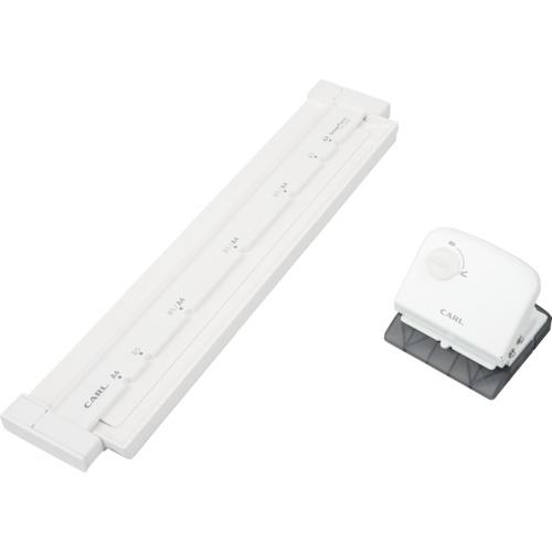 ■カール 多穴パンチ ゲージパンチ ホワイト〔品番:GPJ2630W〕【5366975:0】[店頭受