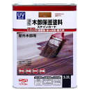 ■ニッぺ 油性木部保護塗料ステインガード 3.2L チーク〔品番:4976124520013〕【536...