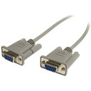 ■StarTech シリアルケーブル/7.6m/RS232C/クロス/メス-メス/D-Sub9ピン(DB-9)/グレー〔品番:SCNM9FF25〕【537426...