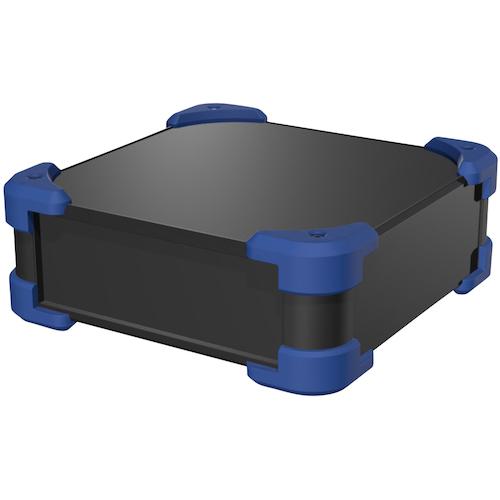 ■タカチ コーナーガード付アルミケース〔品番:AUG1334336BN〕【5383770:0】[法人・事業所限定][外直送元][店頭受取不可]