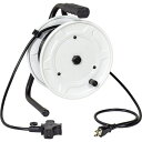 ■NICHIDO 電工ドラム 100V 屋内型 のびーる 白マット アース無し 10m《40台入》〔品番:FB10SWH〕【5387573×40:0】[送料別途...