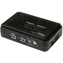 ■StarTech KVMスイッチ/2ポート/VGA/2048 x 1536/オーディオ対応/ケーブル付属/PC パソコン CPU 切替器〔品番:SV211KU...