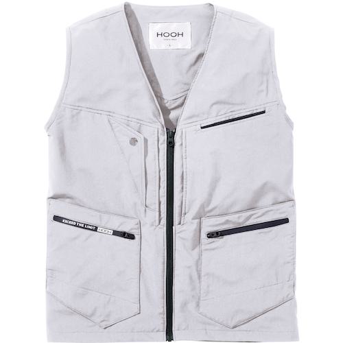 ■HOOH ユーティリティベスト 3L シルバーグレー〔品番:67093L39〕【5392591:0】[送料別途見積り][掲外取寄][店頭受取不可]