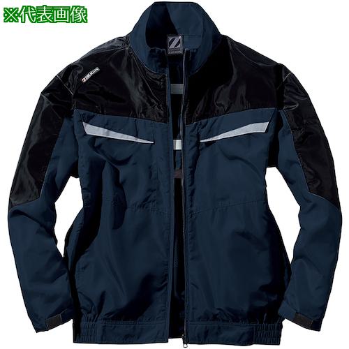 ■自重堂 空調服長袖ブルゾン ネ-ビ- LL〔品番:74140011LL〕【5393862:0】[送料別途見積り][掲外取寄][店頭受取不可]