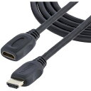 ■StarTech HDMI 1.4 ケーブル/2m/延長/4K30Hz/ハイスピード/ オス-メス/ブラック/イーサネット対応/延長コード〔品番:HDEXT2...