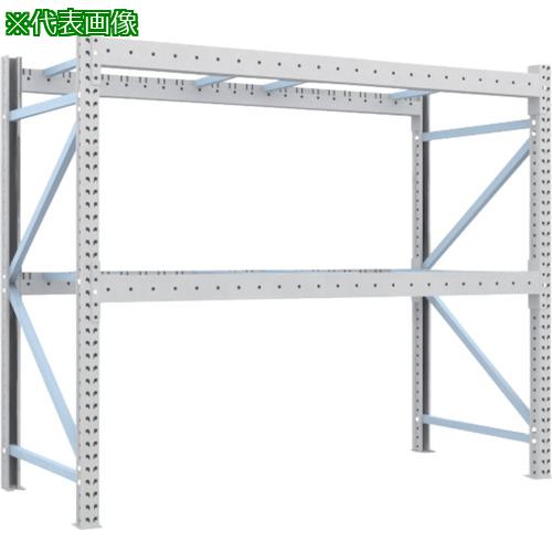 ■TRUSCO 重量パレットラック3トン 2300X1000XH2000 2段 単体〔品番:3D20B23102〕【5433577:0】[送料別途見積り][法人・事業所限定][直送][店頭受取不可]