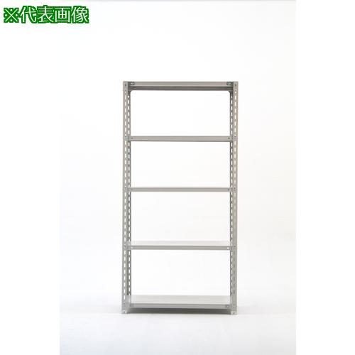 ■双福鋼器 軽量ボルト式ラック 120kg 2400×1800×450 天地6段 ホワイトグレー〔品番:TK86456〕【5434091:0】[法人・事業所限定][外直送元][店頭受取不可](3)