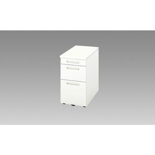 ■NAIKI 脇デスク XEHH型/天板:ホワイト 本体:クリアーホワイト/W400×D800×H720〔品番:XEHH048BWH〕【5438749:0】[送料別途見積り][法人・事業所限定][外直送][店頭受取不可]