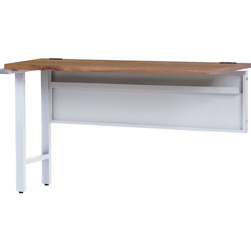 ■DAISHIN レクタ デスク 連結タイプ ホワイトフレーム 1500×450×1000〔品番:FD154510CWMPB〕【5449852:0】[法人・事業所限定][外直送元][店頭受取不可]