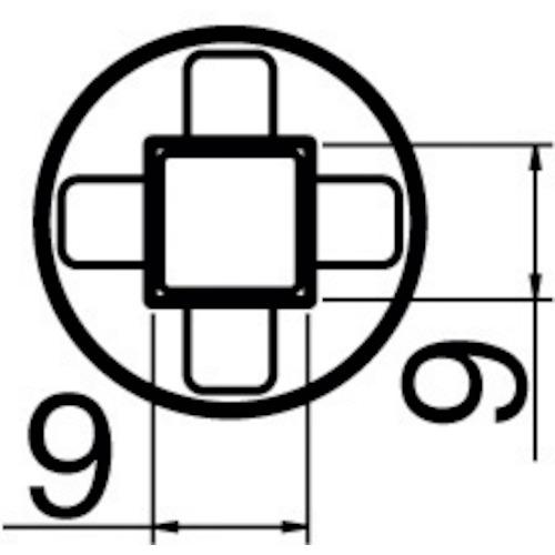 ■白光 ノズル/BGA 8MM×8MM〔品番:N5112〕【5454672:0】[送料別途見積り][掲外取寄][店頭受取不可](4)
