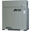 ■アネスト岩田 レシプロコンプレッサー(給油式) パッケージコンプレッサ D付 7.5KW 50Hz〔品番:CLP75EF14DM5〕【5481531:0】[法...
